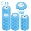Toilet Brush Set with Disposable Replacement Heads, Hygienic Bathroom Cleaning Tool Kit, WC Accessories, Easy to Use