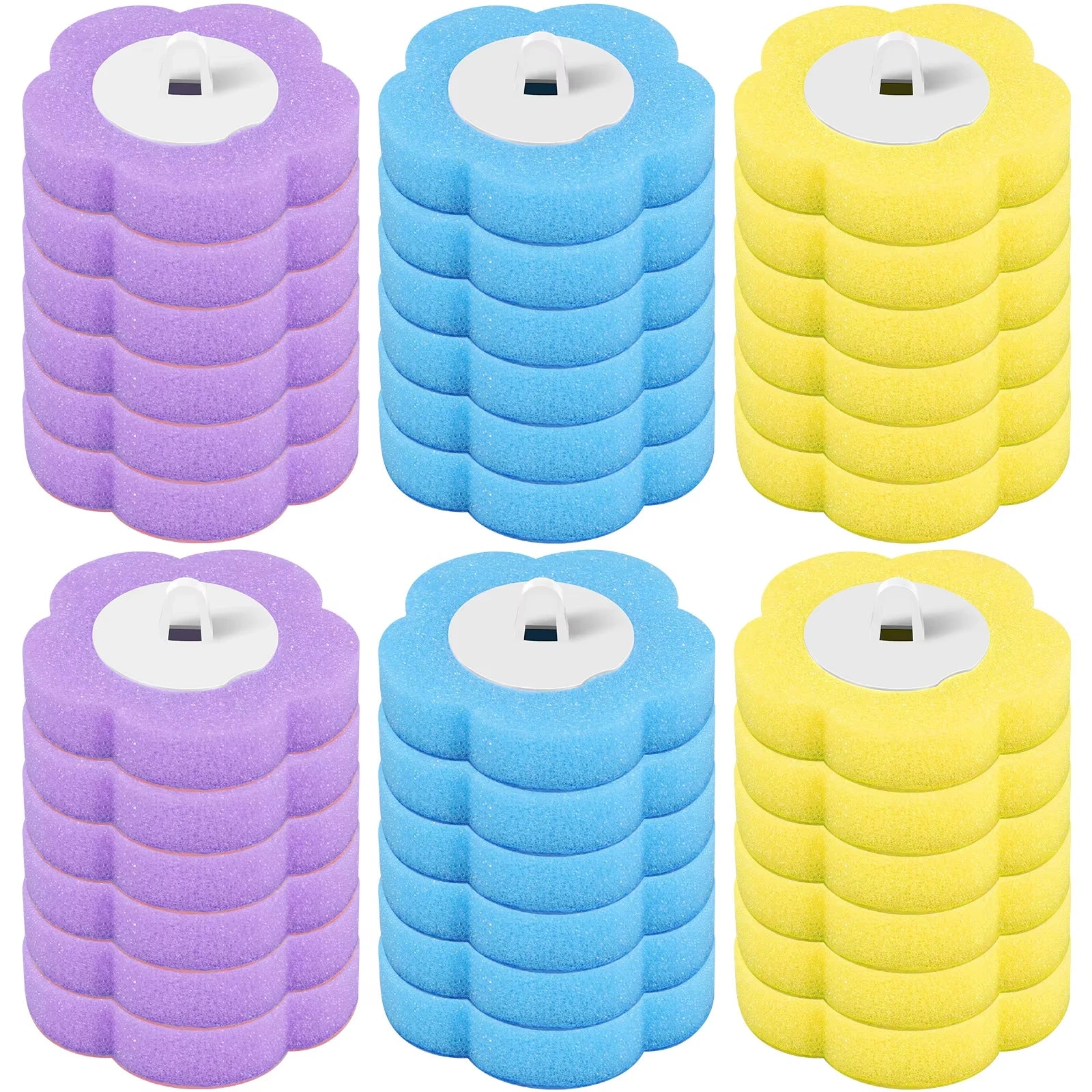 Toilet Brush Set with Disposable Replacement Heads, Hygienic Bathroom Cleaning Tool Kit, WC Accessories, Easy to Use