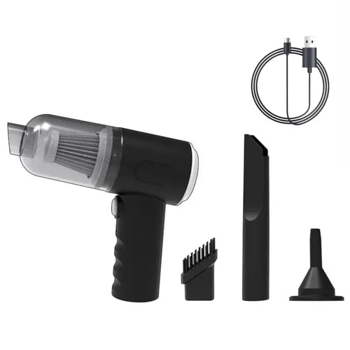 Portable Wireless Car Vacuum Cleaner USB Charging 1200mAh  Mini Wet and Dry Vacuum Cleaner Household
