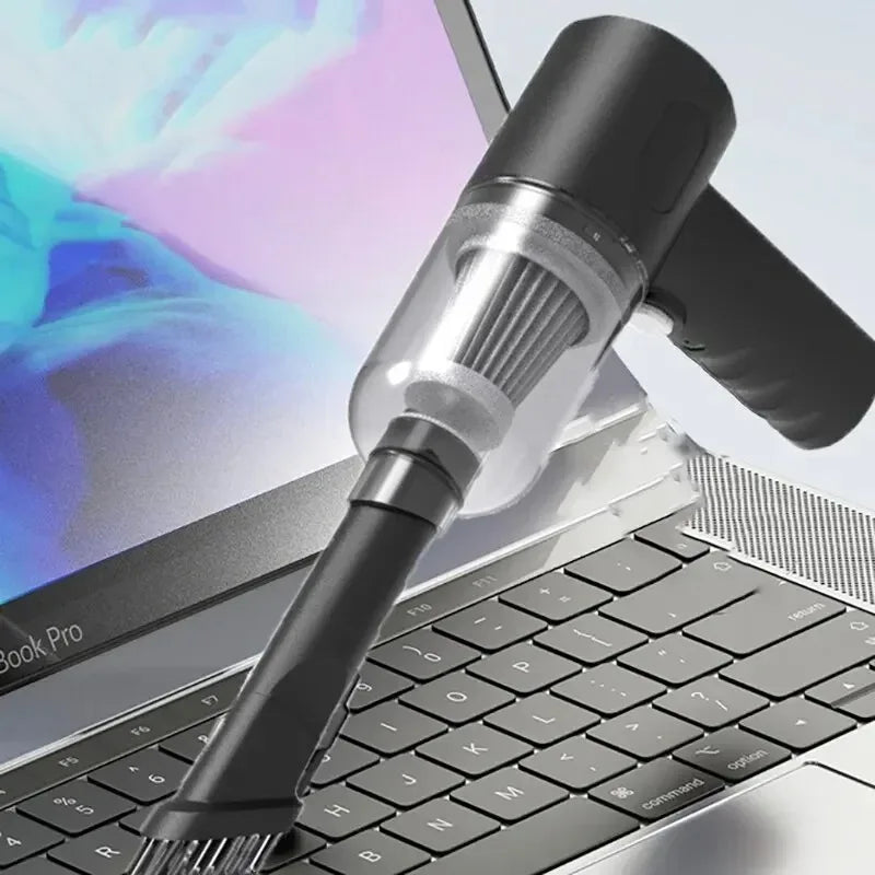 Portable Wireless Car Vacuum Cleaner USB Charging 1200mAh  Mini Wet and Dry Vacuum Cleaner Household
